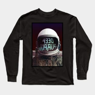 Astronot Deep Purple Long Sleeve T-Shirt